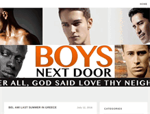 Tablet Screenshot of boysnextdoor.com